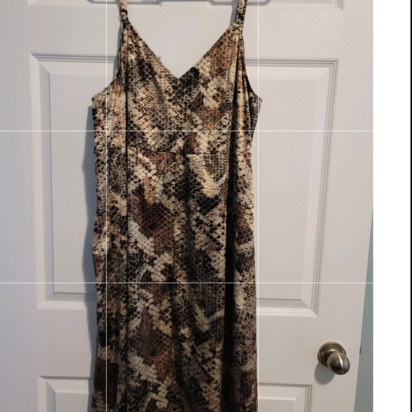 Torrid 3X snake print dress - Picture 6 of 9